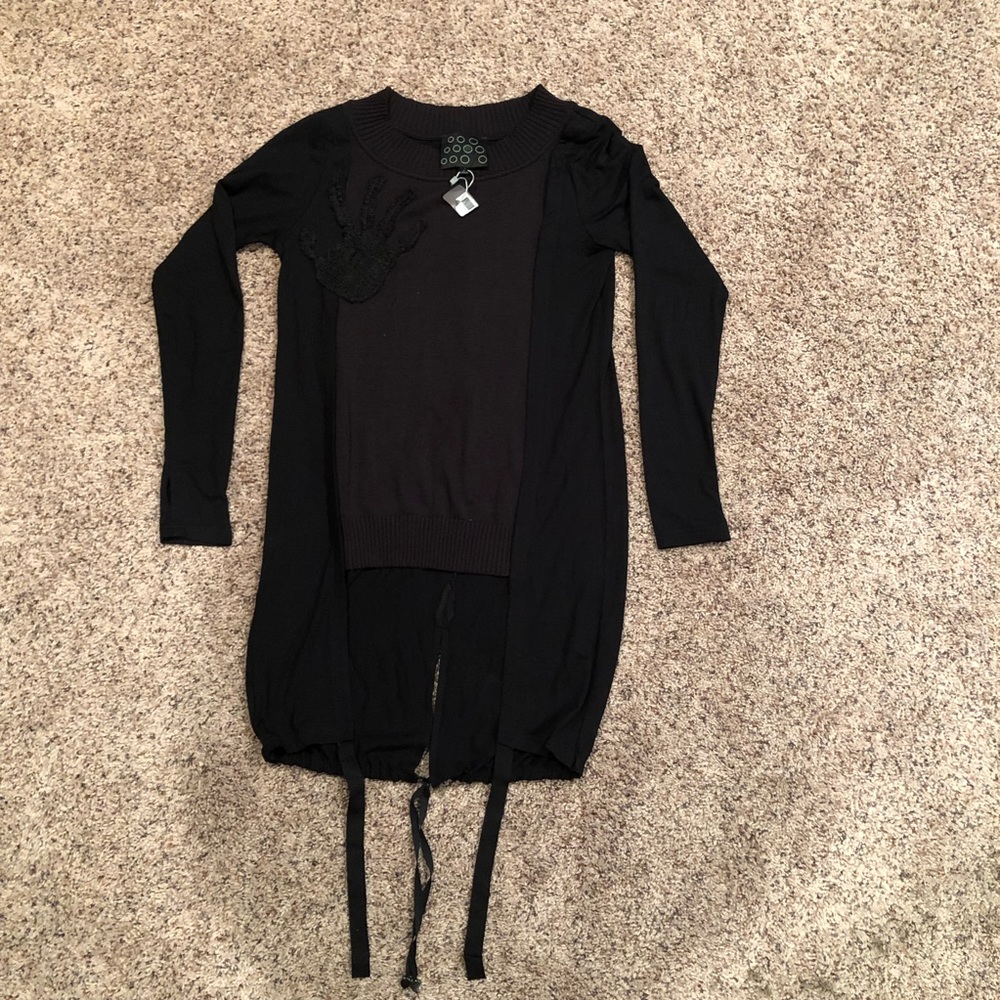 Black High Low Tunic